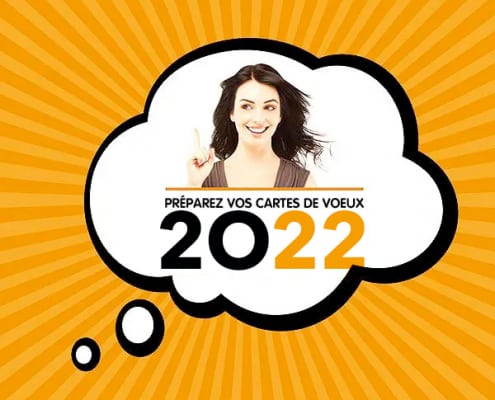 Cartes de voeux 2022 Bonne Année 2022